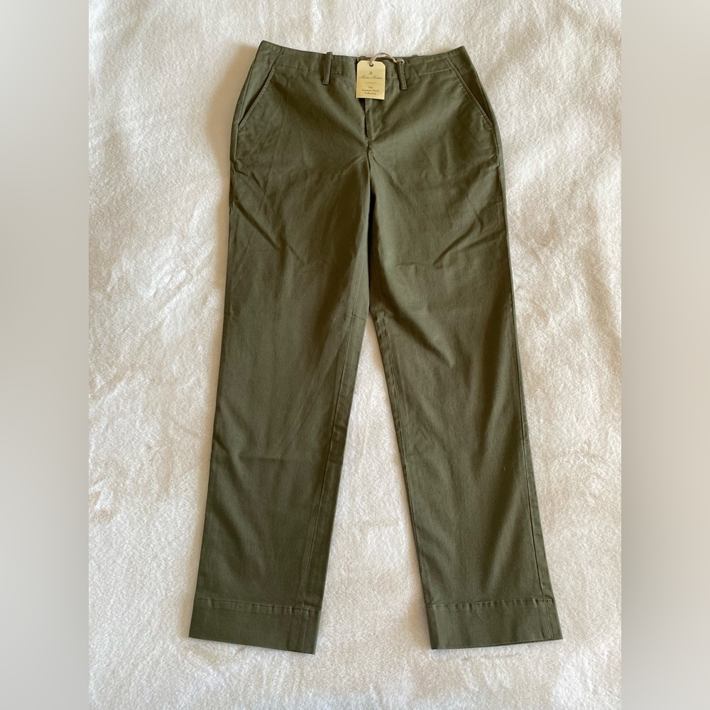 Brooks Brothers chinos in khaki green | cotton | garment dyed | size 6